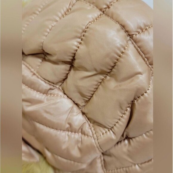 Faux Fur Aviator Trapper Hat With Ears Flaps For Women/Men Beige & Tan Warm Wint - Picture 11 of 14